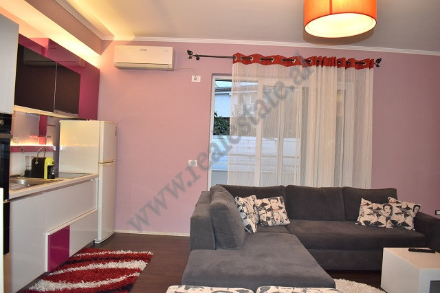 One bedroom apartment for rent at Residence Kodra e Diellit 1 in Tirana, Albania.
It is positioned 